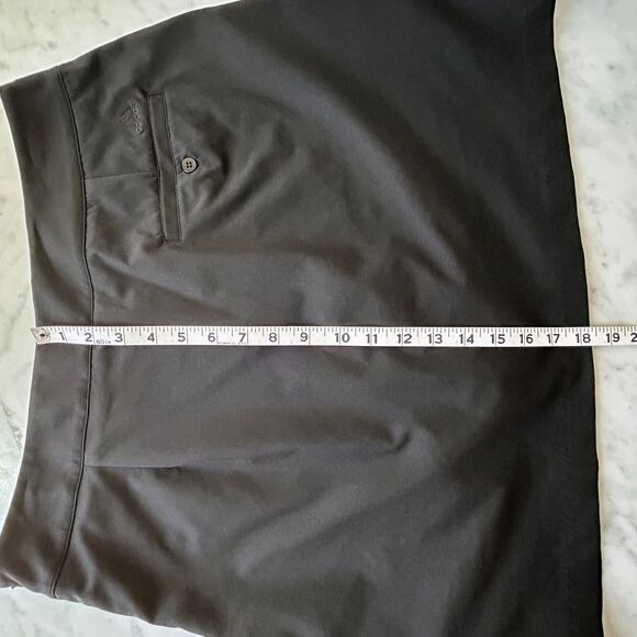 Adidas Climacool Black Knit Skort Side Zip Pockets Golf Tennis - Women's Size 12 - Picture 8 of 8